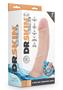 Dr. Skin Glide Gold Collection Self Lubricating Dildo 8in - Vanilla